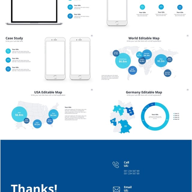 蓝色创业公司信息图PPT模板Blue Business Startup PowerPoint 蓝色创业公司信息图PPT模板Blue Business Startup PowerPoint