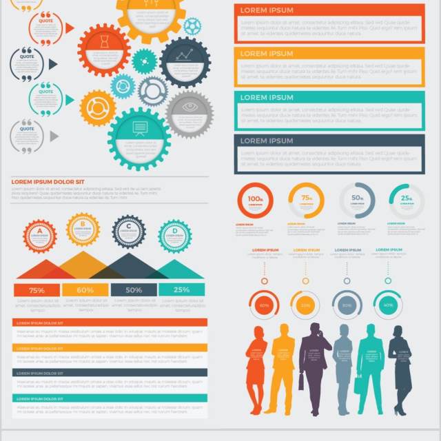 统计信息图表元素设计素材Big Elements Infographics Design 统计信息图表元素设计素材Big Elements Infographics Design