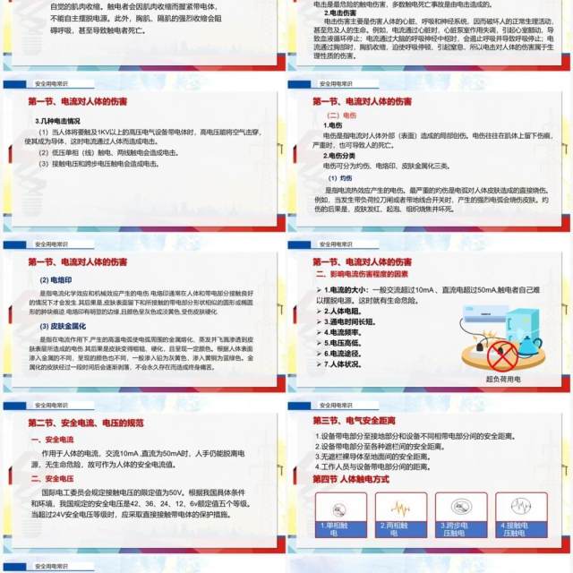 简约风电力生产安全知识培训PPT模板 简约风电力生产安全知识培训PPT模板