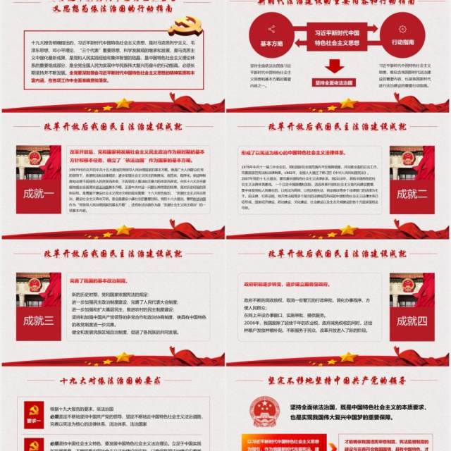国家宪法日学习新宪法修正案宣誓誓词党政PPT模板 国家宪法日学习新宪法修正案宣誓誓词党政PPT模板