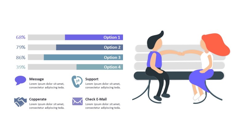 储蓄运动沟通商务PPT信息可视化图表5