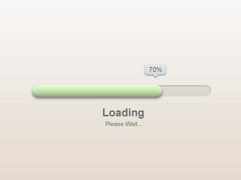 dribbble上临的简洁Loading