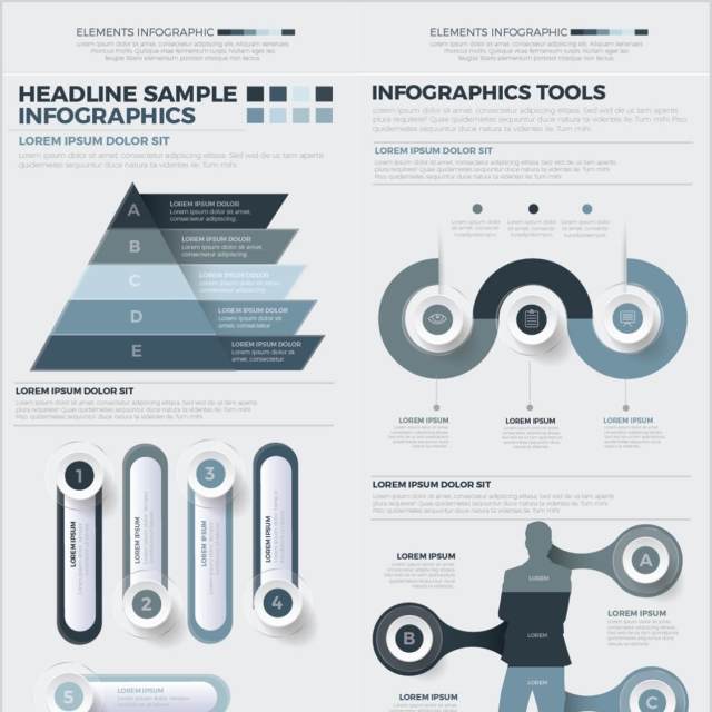 数据信息图表元素设计Big Infographics Design 数据信息图表元素设计Big Infographics Design