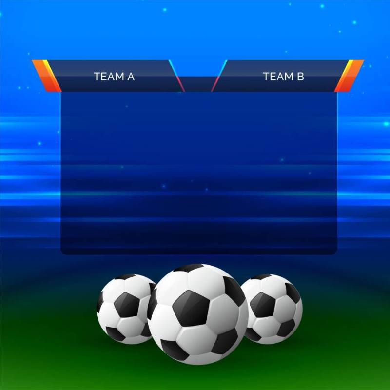 足球运动图表设计背景