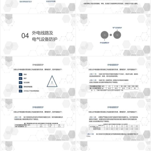 灰色电工安全技能培训PPT模板 灰色电工安全技能培训PPT模板