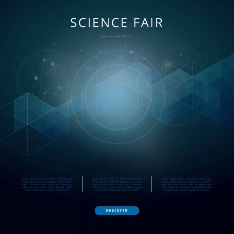 科学博览会和创新博览会模板