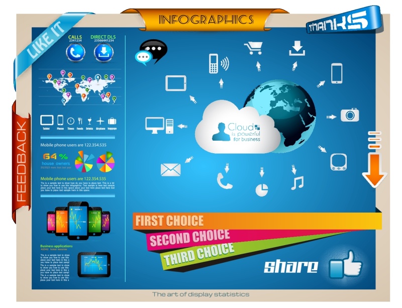 信息图形和设计元素150