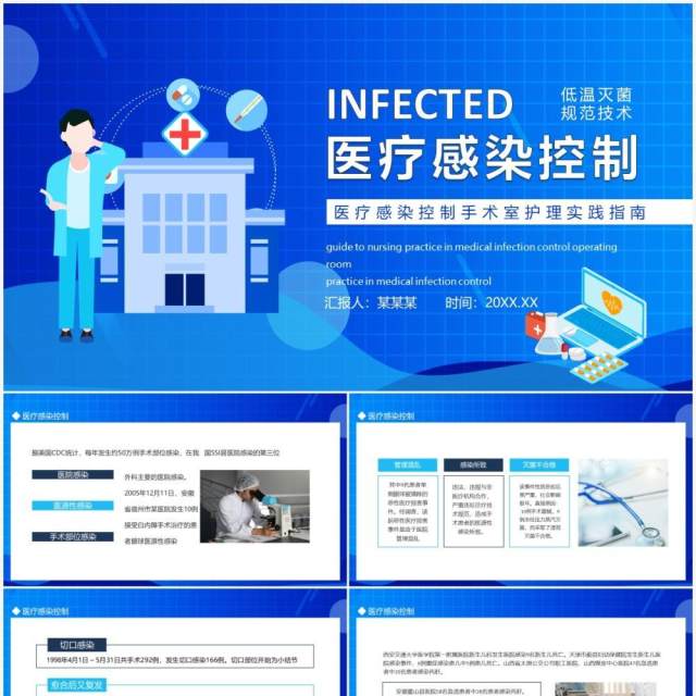 医疗感染控制手术室护理实践指南动态PPT模板 医疗感染控制手术室护理实践指南动态PPT模板