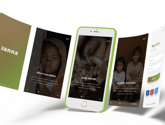 30多个iOS优化屏幕专为Photoshop，Sketch＆XD，Janna慈善移动UI套件而设计