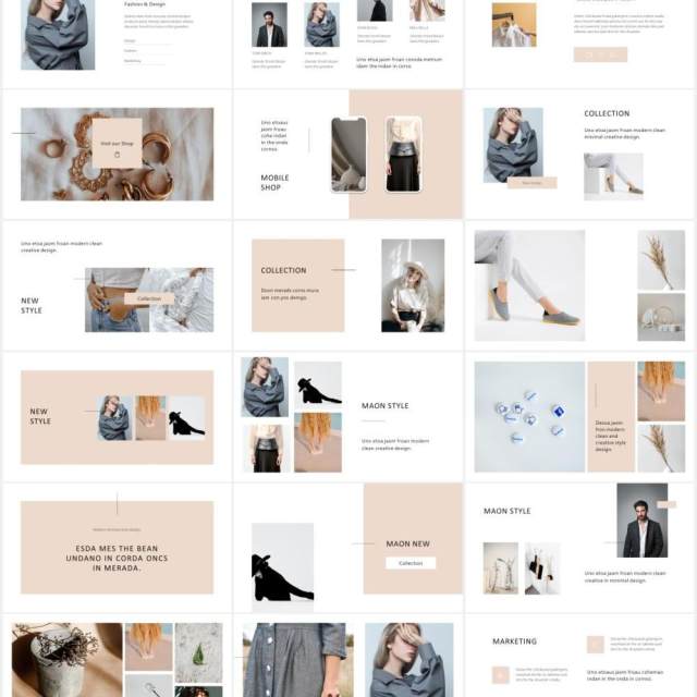 简约个人简历图文展示汇报PPT模板MAON - Powerpoint Template 简约个人简历图文展示汇报PPT模板MAON - Powerpoint Template