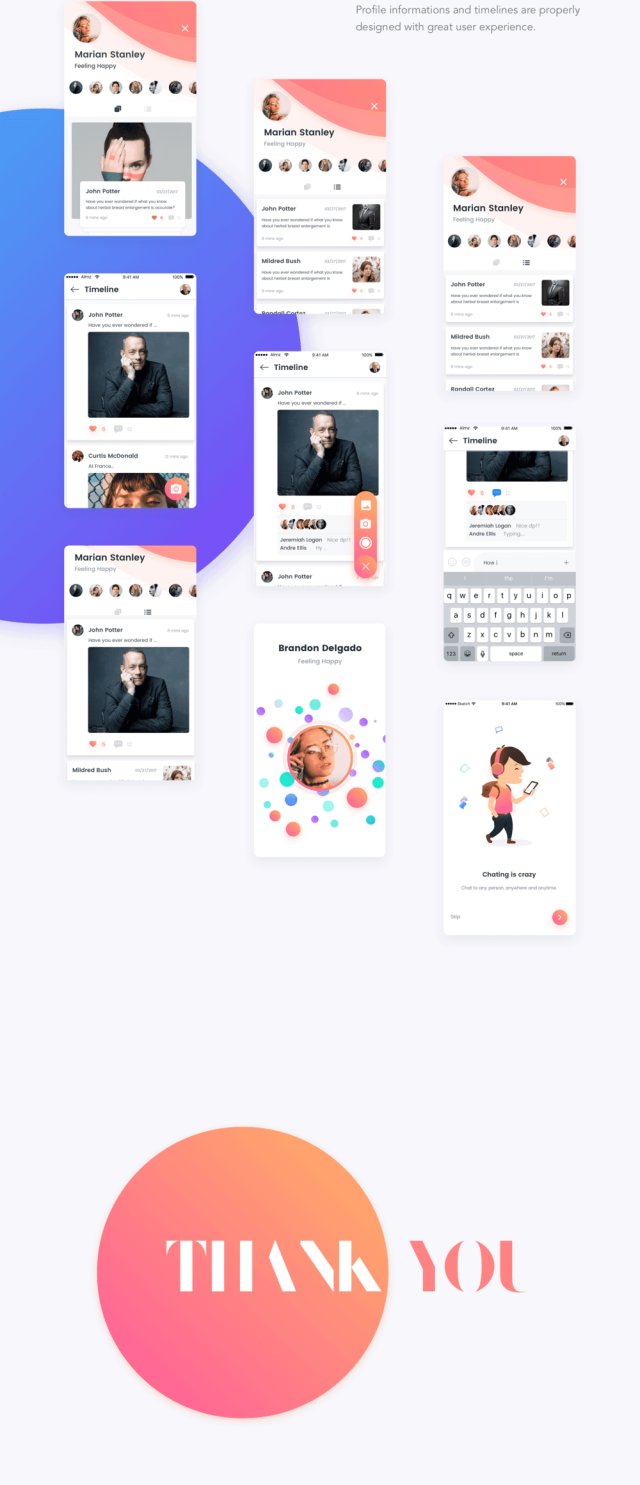 Sketch。，Chat More UI KIT的独特聊天UI工具包