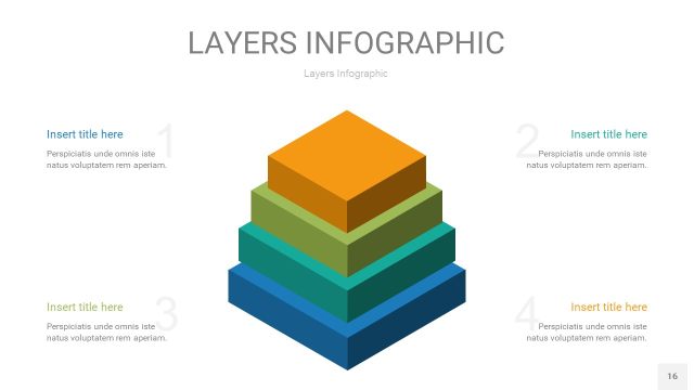 多彩3D分层PPT信息图16 多彩3D分层PPT信息图16