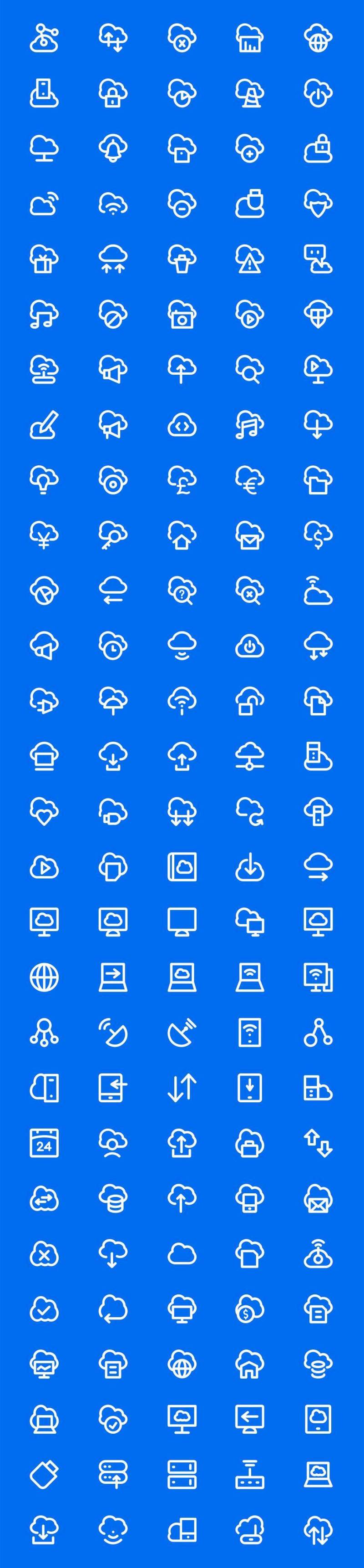 140 枚云计算图标