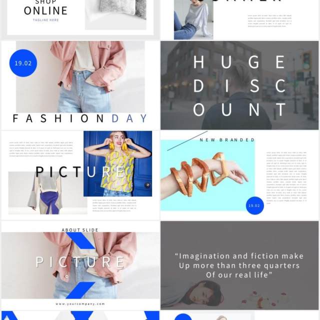 时尚服装设计师作品展示PPT模板Fashioned Stylist Powerpoint 时尚服装设计师作品展示PPT模板Fashioned Stylist Powerpoint