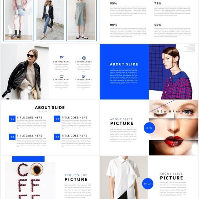 时尚服装设计师作品展示PPT模板Fashioned Stylist Powerpoint 时尚服装设计师作品展示PPT模板Fashioned Stylist Powerpoint