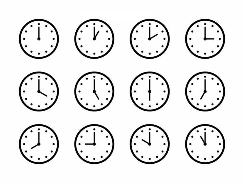 时钟图标集