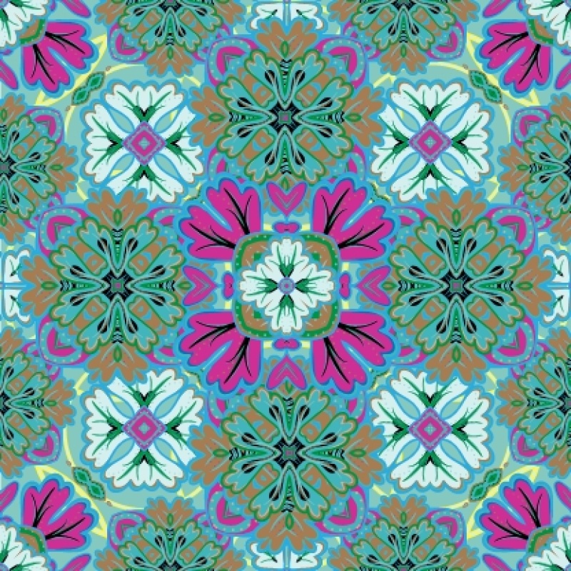 无缝图案彩色装饰矢量09