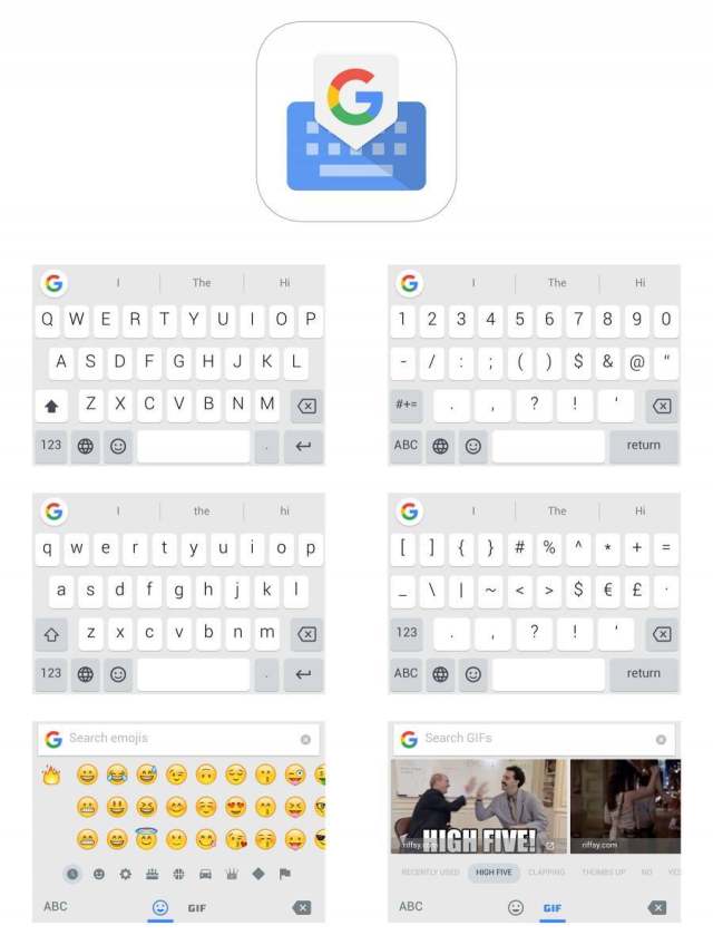 Google Gboard iOS 应用界面