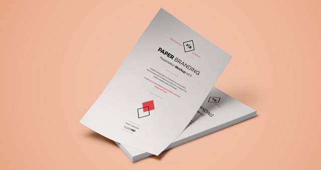 Psd A4 Paper Mock-Up Vol6