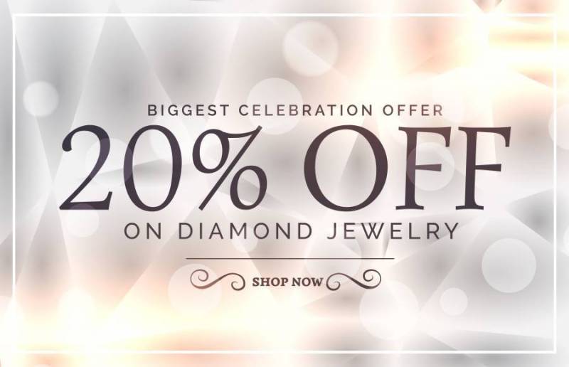 优质珠宝风格销售横幅矢量模板