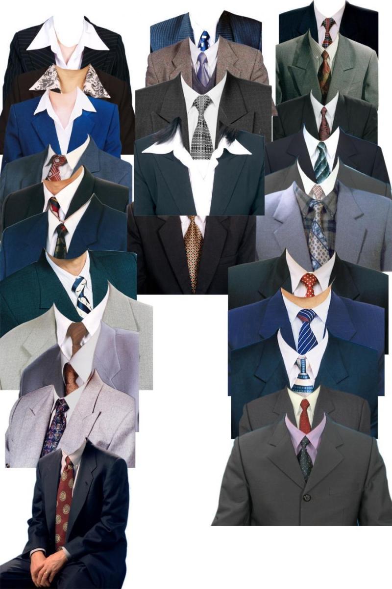 新款证件照PSD模板