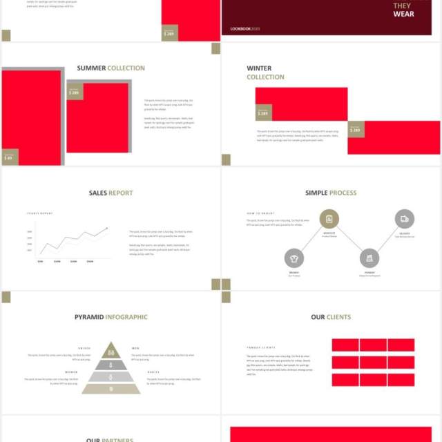 男装产品宣传展示PPT图片版式设计模板Man Fashion Powerpoint Template