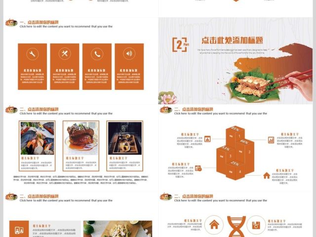 美食餐饮酒店工作PPT模板 美食餐饮酒店工作PPT模板