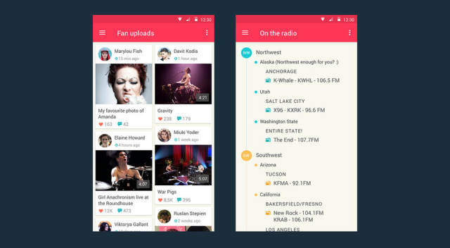 主要 的Android音乐应用UI工具包