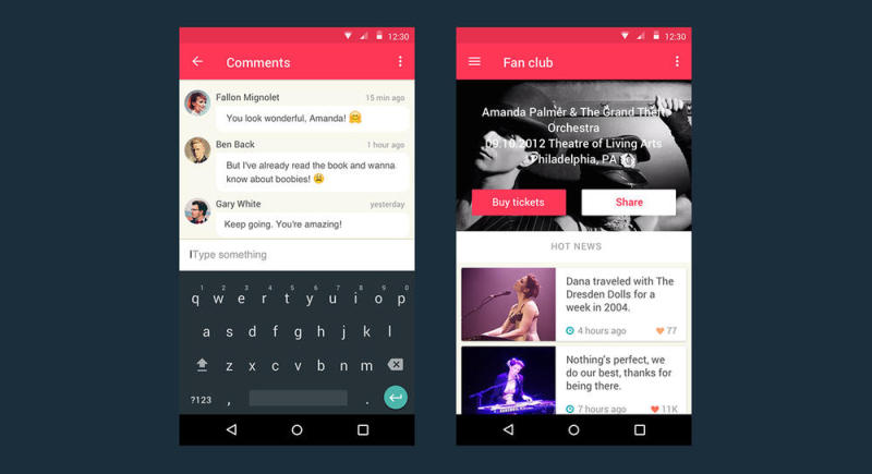 主要 的Android音乐应用UI工具包