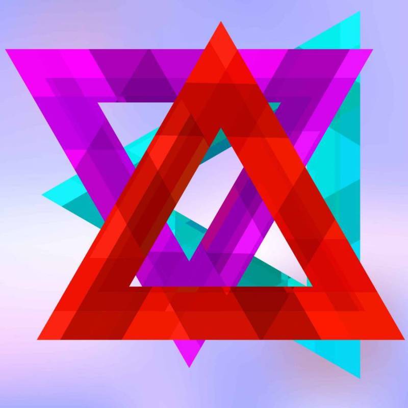 抽象三角形背景