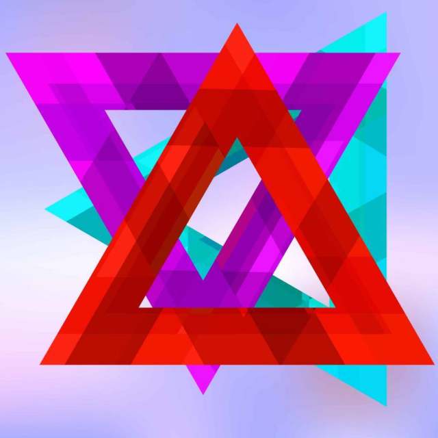 抽象三角形背景