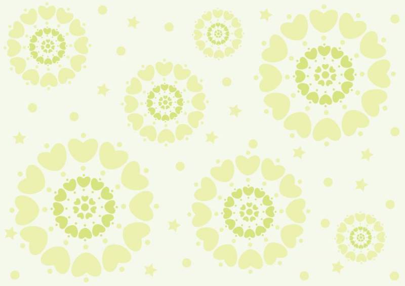 壁纸 - 心脏生活 - 绿色