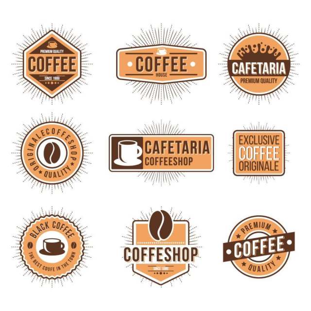 咖啡徽章