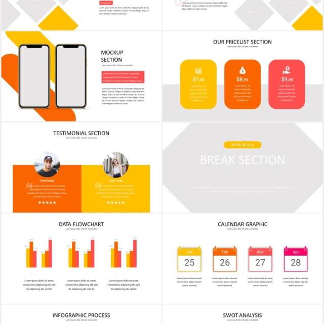 简约商务公司介绍PPT图片排版设计模板Creation - Business Powerpoint Template