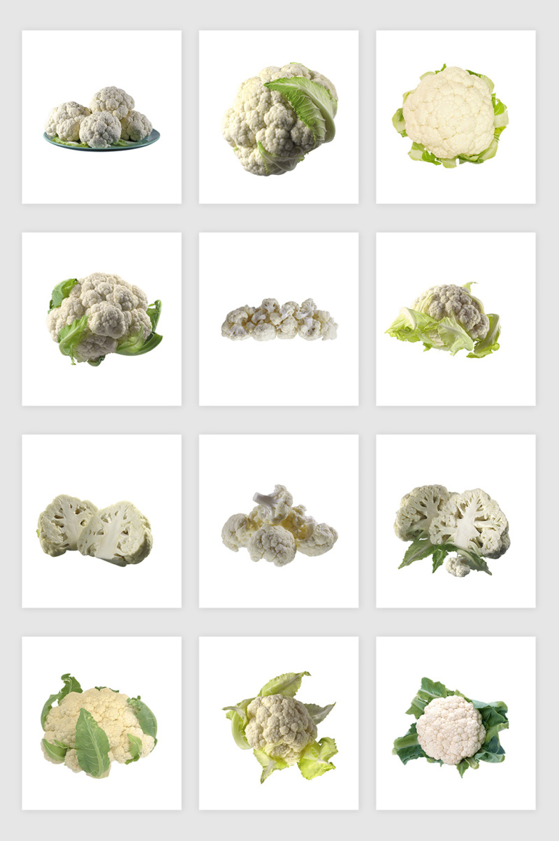 高清免抠蔬菜花菜素材