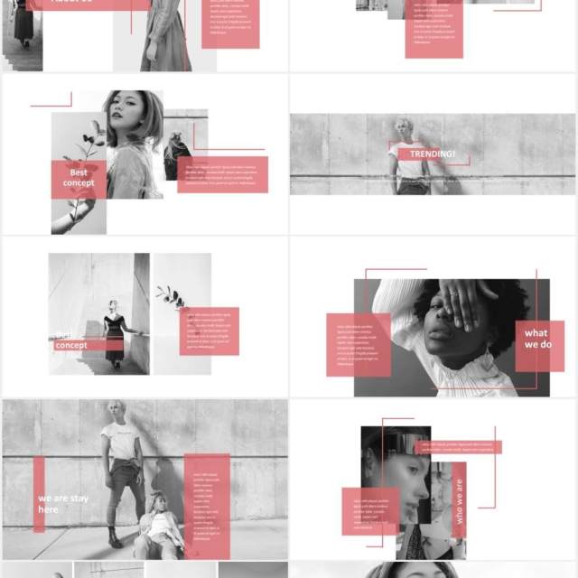 时尚作品图片展示PPT模板KARINA - Powerpoint Template 时尚作品图片展示PPT模板KARINA - Powerpoint Template