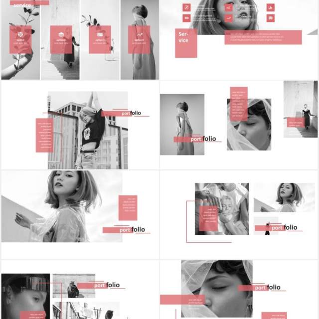 时尚作品图片展示PPT模板KARINA - Powerpoint Template 时尚作品图片展示PPT模板KARINA - Powerpoint Template