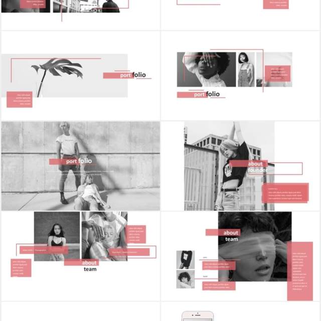 时尚作品图片展示PPT模板KARINA - Powerpoint Template 时尚作品图片展示PPT模板KARINA - Powerpoint Template