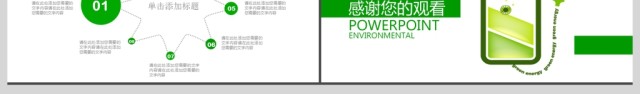 2019绿色商业工作汇报PPT模板 2019绿色商业工作汇报PPT模板
