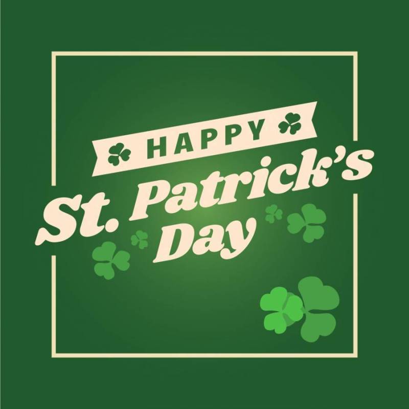 快乐圣帕特里克＃x27; s天背景