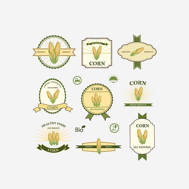 玉米产品标签