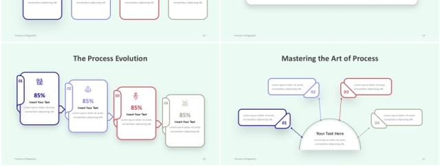 流程图信息图表PPT模板Process Infographic - Presentation Template