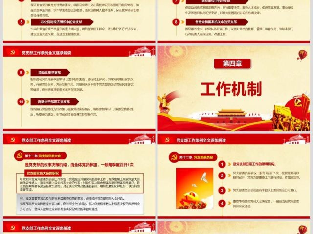 原创2018中国共产党支部工作条例党课PPT-版权可商用 原创2018中国共产党支部工作条例党课PPT-版权可商用