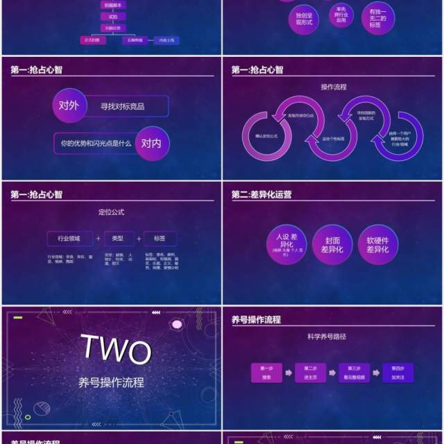 商业某音短视频运营IP孵化指南营销策划PPT模板