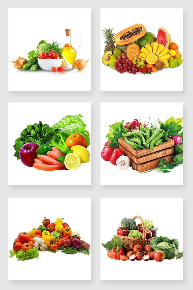 各种蔬菜水果设计素材