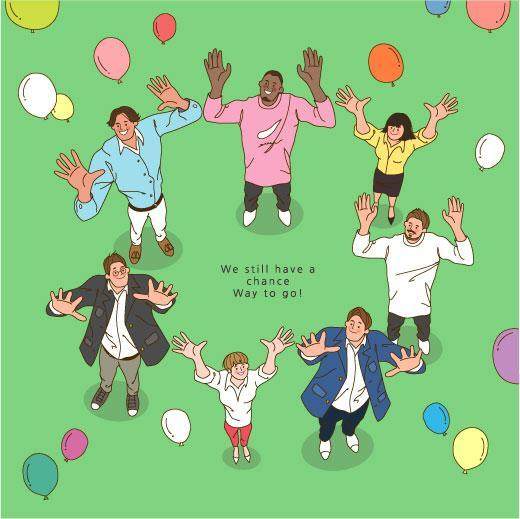 10款扁平化风格团队人物商务创业合作白领人物插画AI设计素材 10款扁平化风格团队人物商务创业合作白领人物插画AI设计素材