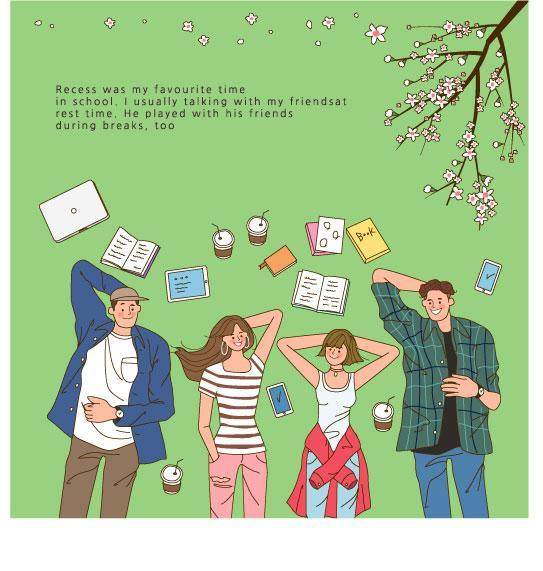 10款扁平化风格团队人物商务创业合作白领人物插画AI设计素材 10款扁平化风格团队人物商务创业合作白领人物插画AI设计素材
