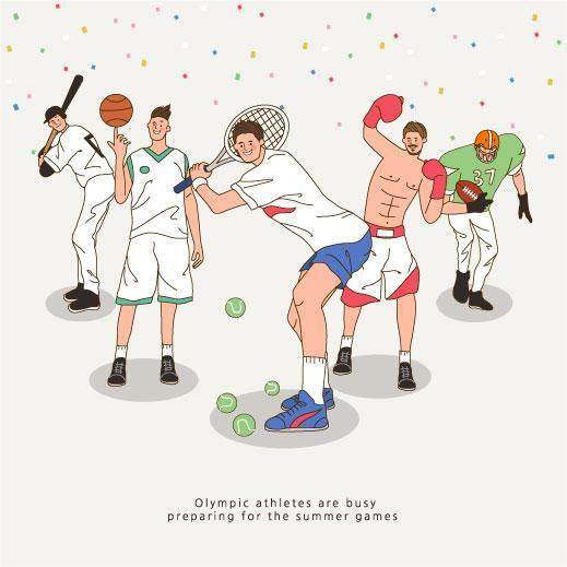 10款扁平化风格团队人物商务创业合作白领人物插画AI设计素材 10款扁平化风格团队人物商务创业合作白领人物插画AI设计素材
