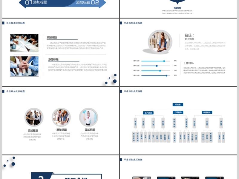 大气企业介绍宣传PPT模板