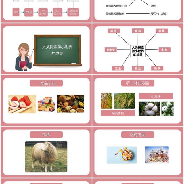 教科版六年级科学下册微小世界和我们课件PPT模板